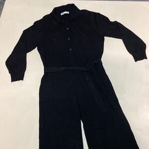 Zara Black jumpsuit knitwear size M.
